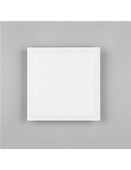 Plafonnier LED carré SIRIUS avec détecteur de mouvement 19W 2050lm 3000K IP20