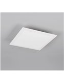 Plafón de techo LED cuadrado SIRIUS con sensor de movimiento 19W 2050lm 3000K IP20