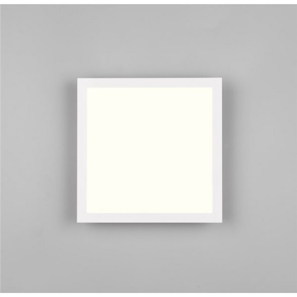 Plafonnier LED carré SIRIUS avec détecteur de mouvement 19W 2050lm 3000K IP20