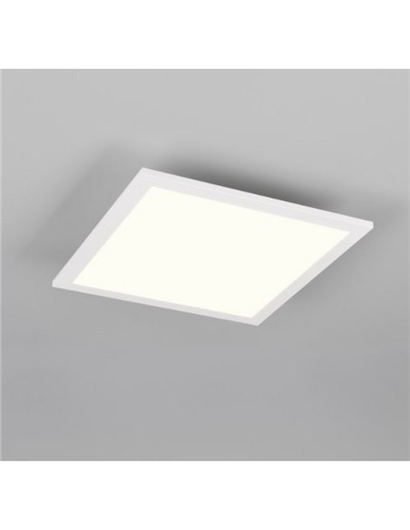 Plafonnier LED carré SIRIUS avec détecteur de mouvement 19W 2050lm 3000K IP20