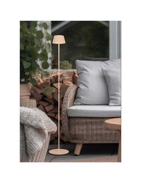 Lampadaire LED SUAREZ à intensité variable avec détecteur de mouvement 1,5 W 200 lm, 3 000 K IP44