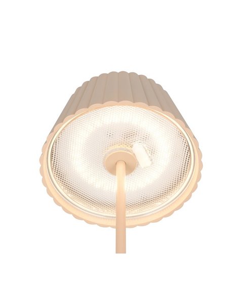 Candeeiro de mesa LED SUAREZ com base de carregamento, regulável, 1,5 W, 200 lm, 3000 K, IP44