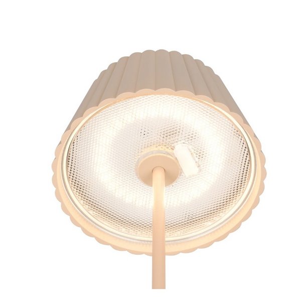 Candeeiro de mesa LED SUAREZ com base de carregamento, regulável, 1,5 W, 200 lm, 3000 K, IP44