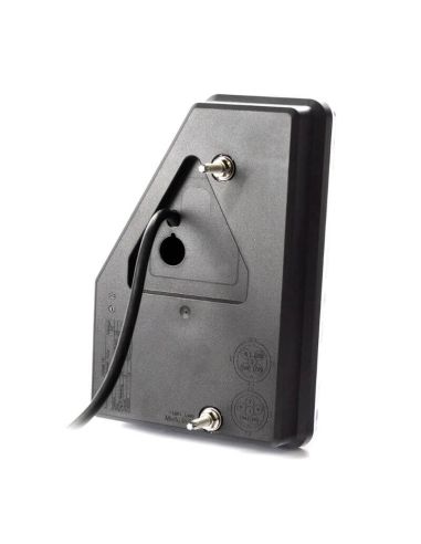 Piloto trasero LED alto con triángulo y con cable FT-277 12V Fristom | LeonLeds