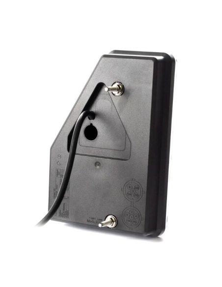 Piloto trasero LED alto con triángulo y con cable FT-277 12V Fristom | LeonLeds