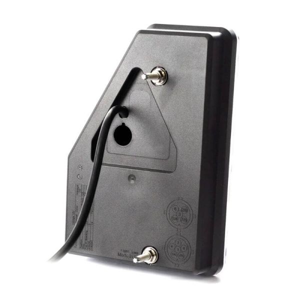 Piloto trasero LED alto con triángulo y con cable FT-277 12V Fristom | LeonLeds