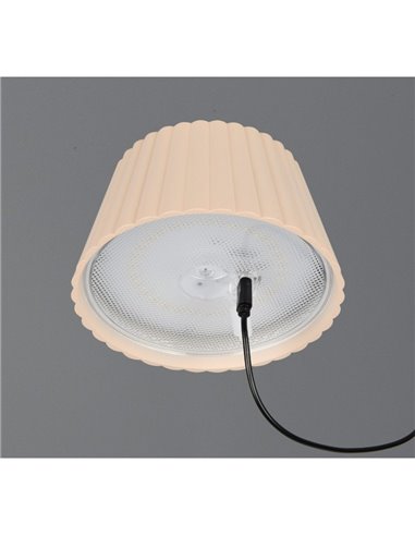 Candeeiro de mesa LED SUAREZ com base de carregamento, regulável, 1,5 W, 200 lm, 3000 K, IP44