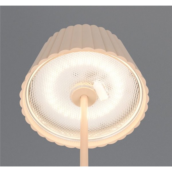 Candeeiro de mesa LED SUAREZ com base de carregamento, regulável, 1,5 W, 200 lm, 3000 K, IP44