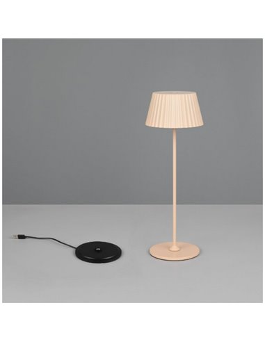 Lampe de table LED SUAREZ avec base de chargement, dimmable, 1,5 W, 200 lm, 3 000 K, IP44