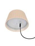 Candeeiro de mesa LED SUAREZ com base de carregamento, regulável, 1,5 W, 200 lm, 3000 K, IP44
