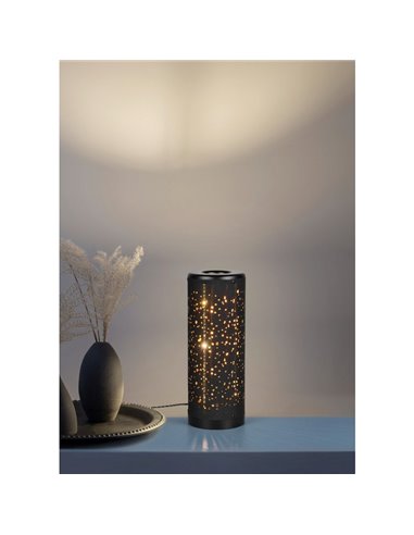 Lámpara LED de sobremesa TACO efecto estrellas, con interruptor en cable 4W 380lm, 3000K IP20