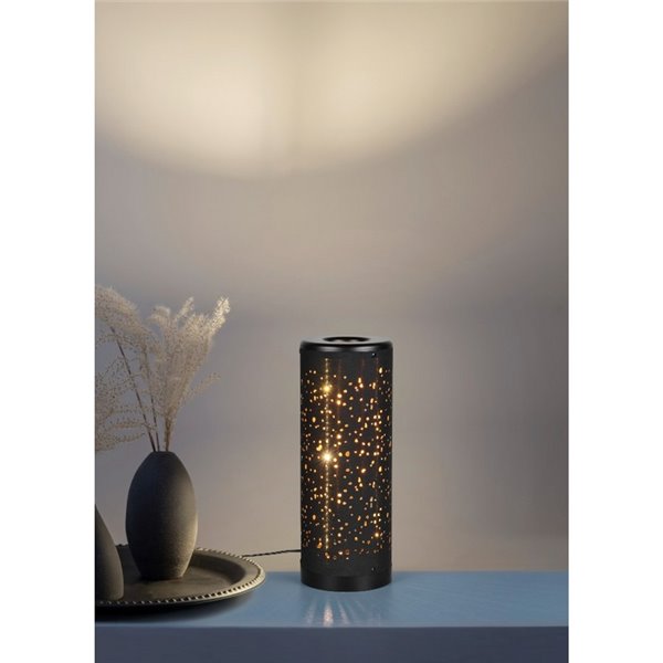 Lámpara LED de sobremesa TACO efecto estrellas, con interruptor en cable 4W 380lm, 3000K IP20