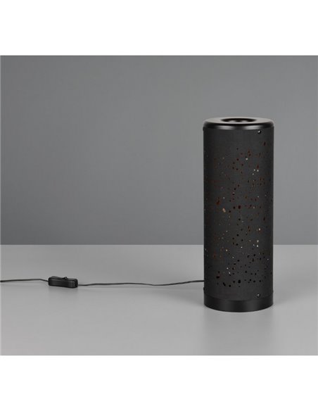 Lámpara LED de sobremesa TACO efecto estrellas, con interruptor en cable 4W 380lm, 3000K IP20