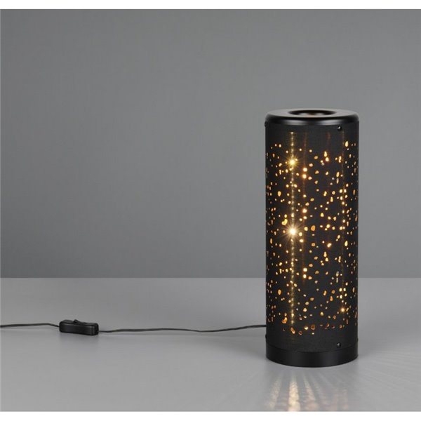 Lámpara LED de sobremesa TACO efecto estrellas, con interruptor en cable 4W 380lm, 3000K IP20