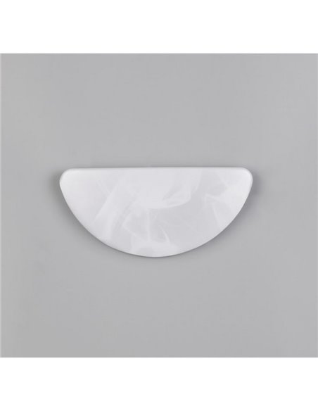 Aplique de pared LED medialuna UMBRIA regulable 9W 1200lm, 4000K IP20