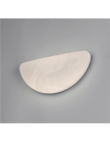 Aplique de pared LED medialuna UMBRIA regulable 9W 1200lm, 4000K IP20