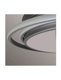 Ventilador LED con aspas plegables ANTILA plata, 60W 6000Lm CCT Dim