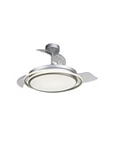 Ventilador LED con aspas plegables ANTILA plata, 60W 6000Lm CCT Dim