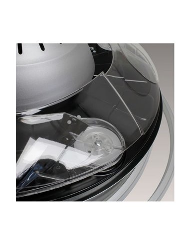 Ventilador ANTILA LED com pás dobráveis, prata, 60W, 6000Lm, CCT Dim