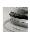 Ventilador LED con aspas plegables ANTILA plata, 60W 6000Lm CCT Dim