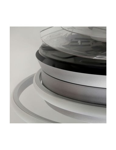 Ventilador LED con aspas plegables ANTILA plata, 60W 6000Lm CCT Dim