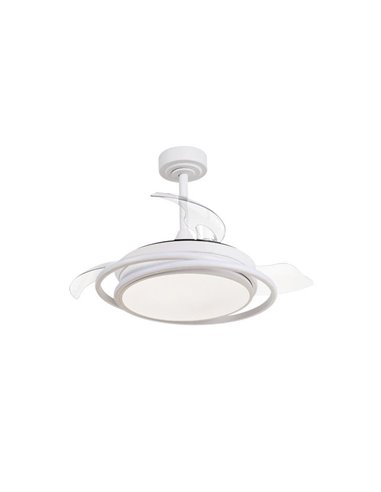 Ventilador de techo LED ANTILA MINI blanco, 40W 4000 Lm CCT