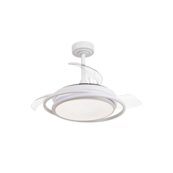 Ventilador de techo LED ANTILA MINI blanco, 40W 4000 Lm CCT