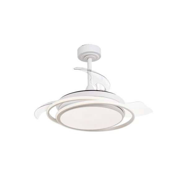 Ventilador de techo LED ANTILA MINI blanco, 40W 4000 Lm CCT