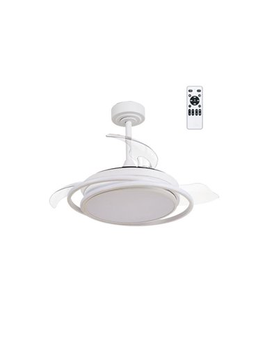 Ventilateur de plafond LED ANTILA MINI, blanc, 40 W, 4 000 lm CCT