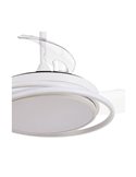 Ventilador de techo LED ANTILA MINI blanco, 40W 4000 Lm CCT