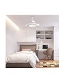 Ventilador de techo LED ANTILA MINI blanco, 40W 4000 Lm CCT