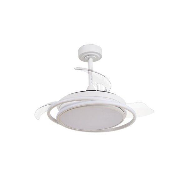 Ventilador de techo LED ANTILA MINI blanco, 40W 4000 Lm CCT