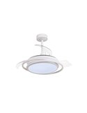 Ventilador de techo LED ANTILA MINI blanco, 40W 4000 Lm CCT
