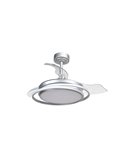 Ventilador de techo LED ANTILA MINI plata, 40W 4000 Lm CCT