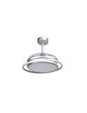 Ventilador de techo LED ANTILA MINI plata, 40W 4000 Lm CCT