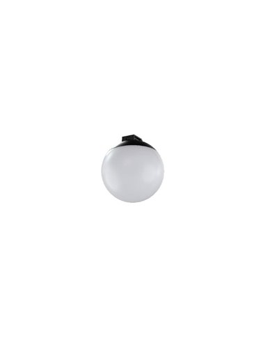 Luminária globo para calha LIMBO, 6W branco quente 3000K 120º preto
