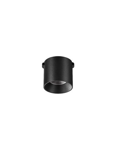 Foco superficie para carril LIMBO 6W, 24º negro, 3000K o Regulable CTT