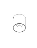 Foco superficie para carril LIMBO 6W, 24º negro, 3000K o Regulable CTT