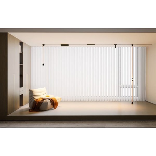 Luminária globo para calha LIMBO, 6W branco quente 3000K 120º preto