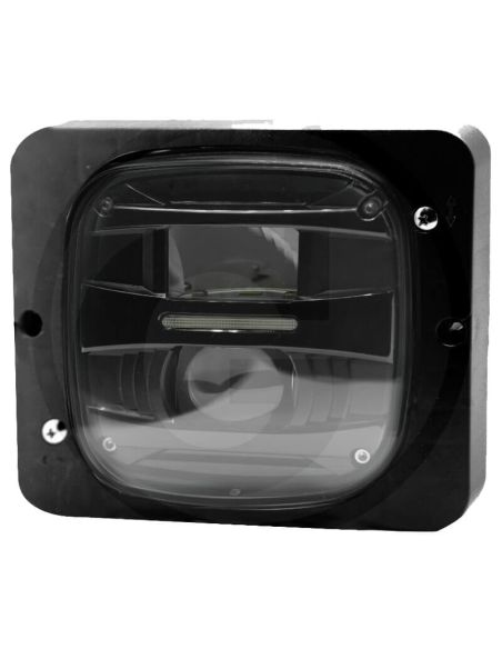Faro LED de Empotrar 12/24V con Luz Corta, Larga y de Posición – IP69K – Para Fendt, Case, Steyr, John Deere, MB-Trac, Zetor