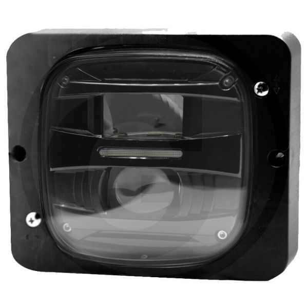 Phare LED encastré 12/24 V avec feux de croisement, feux de route et feux latéraux – IP69K – Pour Fendt, Case, Steyr, John Deere