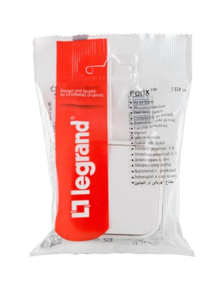 Prise murale Legrand 782420 – 1 prise Schuko avec plaque – Blanc 782404 Legrand