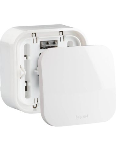 Enchufe de Pared Legrand 782420 – 1 Toma Schuko con Placa – Color Blanco 782404 Legrand