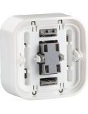 Enchufe de Pared Legrand 782420 – 1 Toma Schuko con Placa – Color Blanco 782404 Legrand