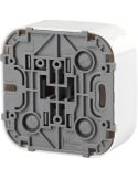 Trasera de Enchufe de Pared Legrand 782420 – 1 Toma Schuko con Placa – Color Blanco 782404 Legrand