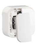 Interruptor Doble Legrand 782406 – Empotrado, Blanco, 2 Mecanismos – 64x64 mm