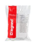 Blister Interruptor Doble Legrand 782406 – Empotrado, Blanco, 2 Mecanismos – 64x64 mm