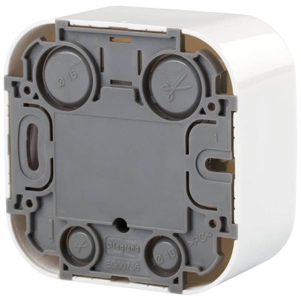 Trasera de Toma de Televisión Legrand Forix – Montaje en Superficie – Conector Macho 9.52 mm – Blanco IP21 782415 Legrand