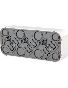 Enchufe de Pared Triple Legrand Forix – 3 Tomas Schuko – Montaje en Superficie – Blanco 782418 2