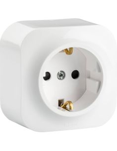 Enchufe de Pared Legrand 782420 – 1 Toma Schuko – Superficie – Blanco Legrand